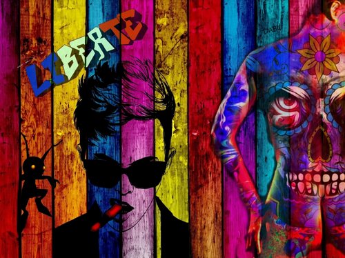 STREET ART, POP ART, LIBERTY...1/10. Daniel Burgraeve