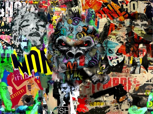 STREET ART.2...1/10. by Daniel Burgraeve, 기타 매체 for Sale on Singulart
