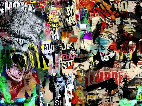 STREET ART, AFFICHES ,3. 1/10. di Daniel Burgraeve, Altri media in vendita su Singulart