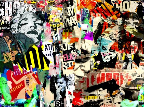 STREET ART, AFFICHES ...4.1/10. di Daniel Burgraeve, Altri media in vendita su Singulart