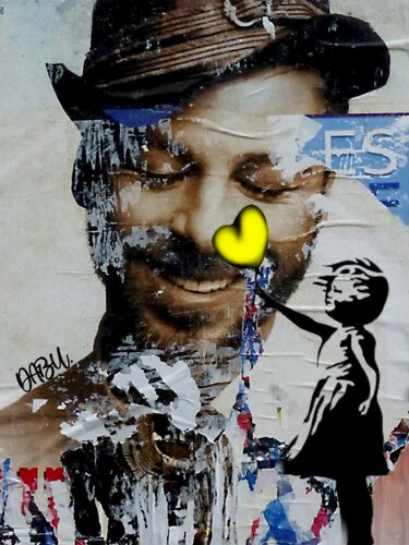 STREET ART,AFFICHES.10...1/10. by Daniel Burgraeve, 기타 매체 for Sale on Singulart