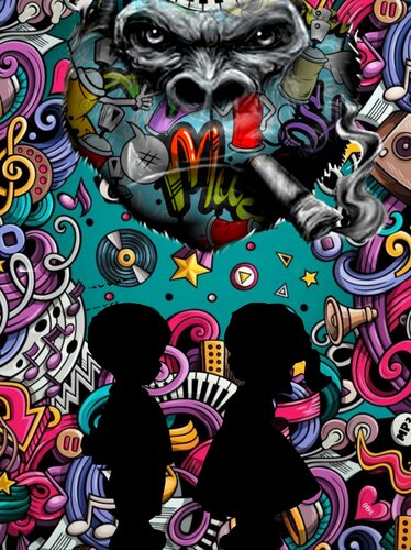 STREET ART,AFFICHES.12....1/10. di Daniel Burgraeve, Digitale in vendita su Singulart