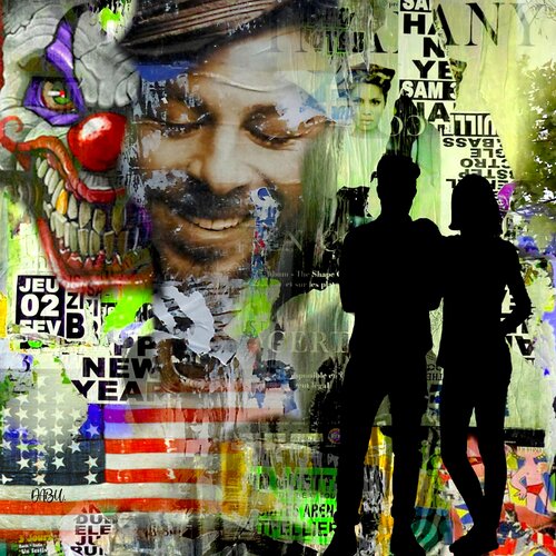 STREET ART,AFFICHES.13...1/10. van Daniel Burgraeve, Andere media te koop op Singulart