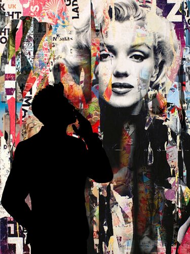 POP ART, STREET ART, LOVE MARILYNE. di Daniel Burgraeve, Altri media in vendita su Singulart