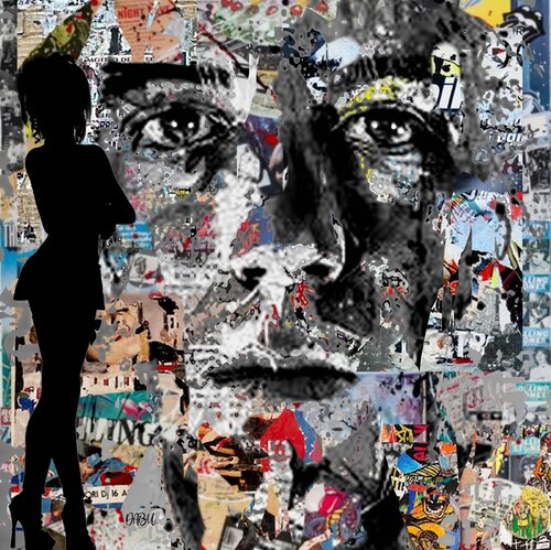 STREET ART, COLLAGE..22..1/10. di Daniel Burgraeve, Altri media in vendita su Singulart