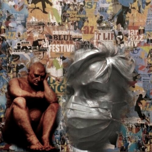 STREET ART, AFFICHE, TU ME MANQUE. di Daniel Burgraeve, Altri media in vendita su Singulart