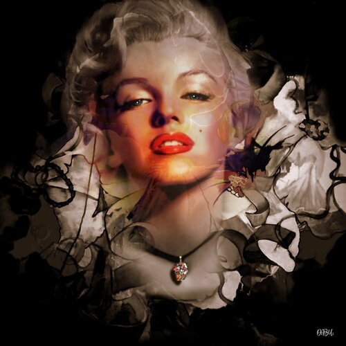 POP ART,COLLAGE. MARILYN.234 by Daniel Burgraeve, Digital for Sale on Singulart