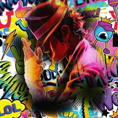 MICHAEL JACKON, POP ART, STREET ART... par Daniel Burgraeve, Digital en vente sur Singulart
