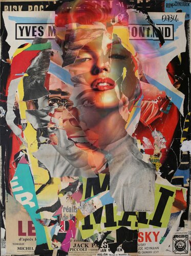 MARILYN. AFFICHES,POP ART, STREET ART..3 di Daniel Burgraeve, Altri media in vendita su Singulart
