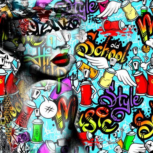 STREET ART, POP ART..F di Daniel Burgraeve, Digitale in vendita su Singulart