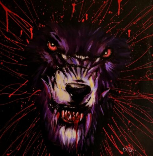 LOU-GAROU. by Daniel Burgraeve, Painting for Sale on Singulart