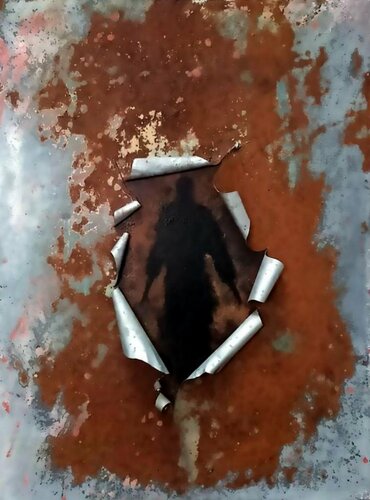 SPECTRE  RETOUR. ACIER,FER,TÔLE. by Daniel Burgraeve, Other Media for Sale on Singulart
