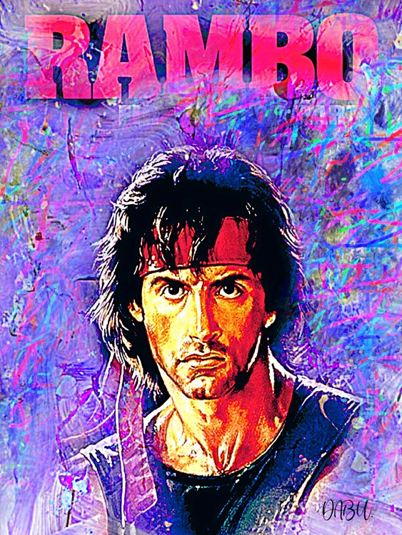 POP ART, RAMBO. Daniel Burgraeve