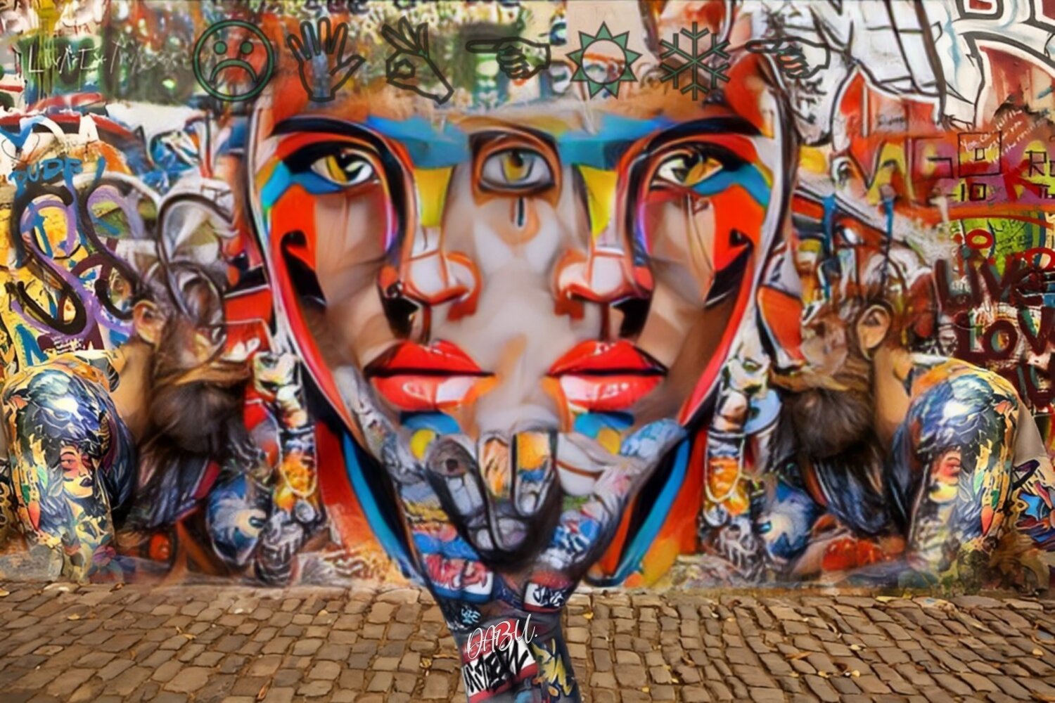 STREET ART RUE 7 Daniel Burgraeve