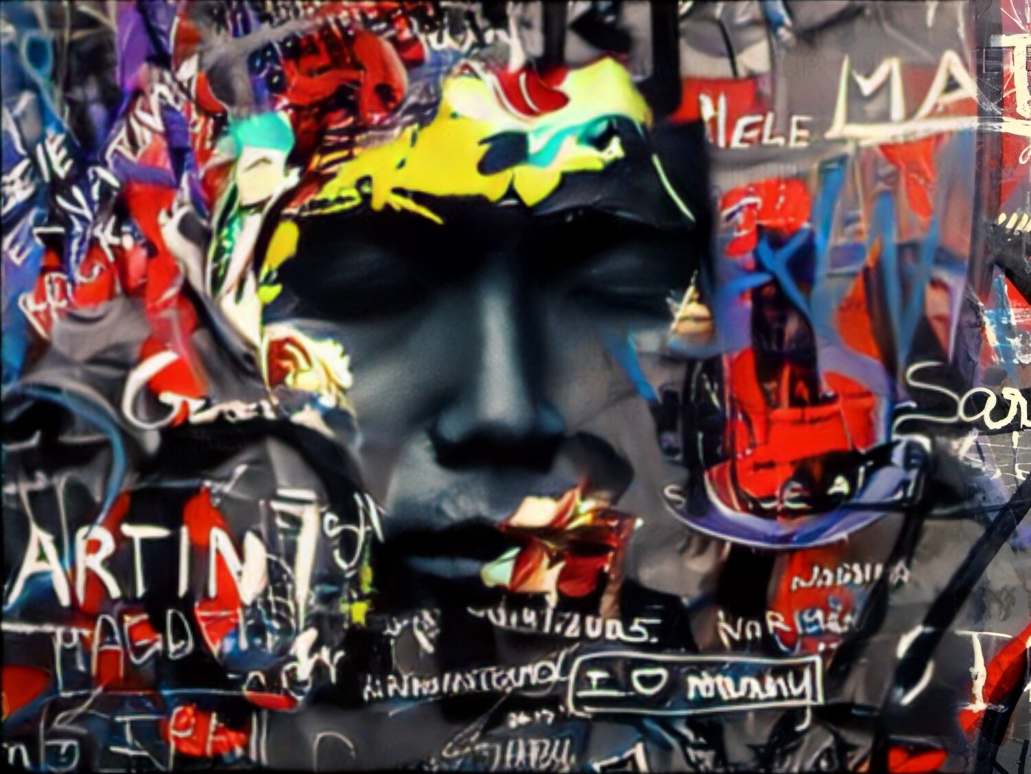 street art black Daniel Burgraeve