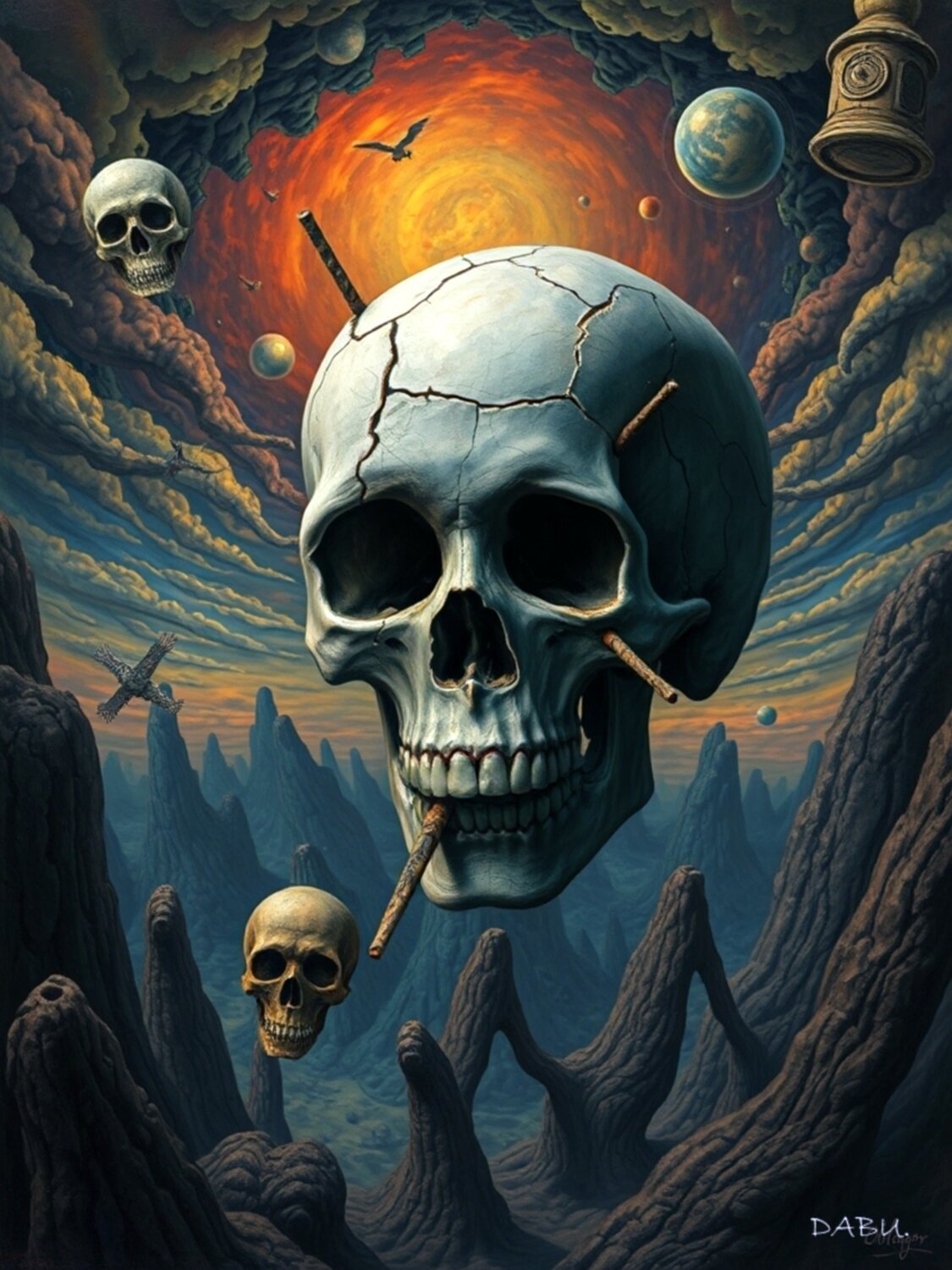 TETE DE MORT Daniel Burgraeve