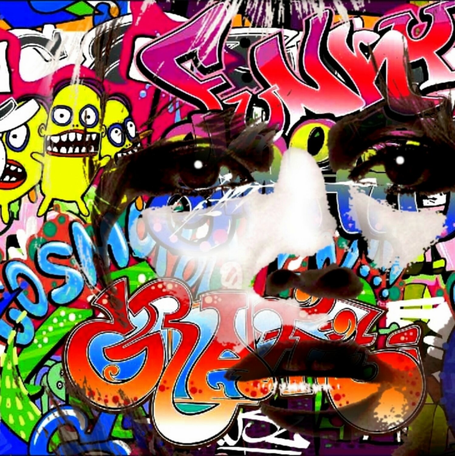 STREET ART,COLLAGES.8...1/10. Daniel Burgraeve Andere Medien zu verkaufen