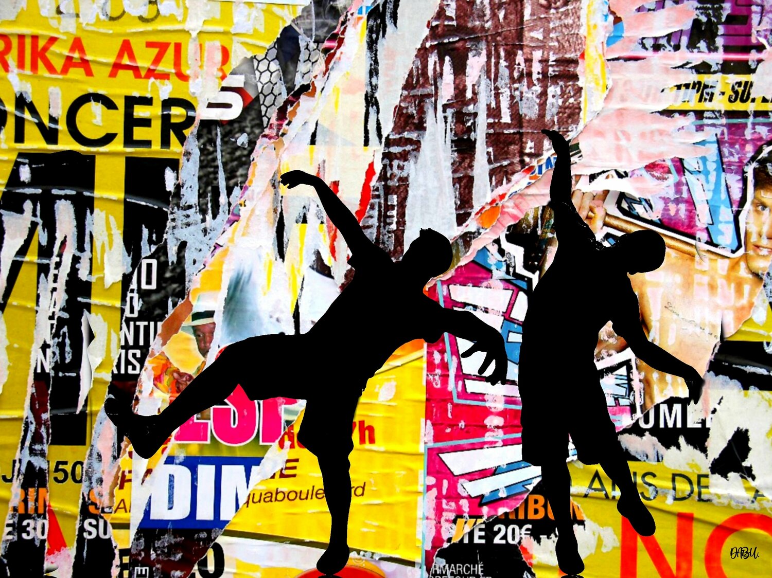 STREET ART,AFFICHES.15...1/10. Daniel Burgraeve Andere Medien zu verkaufen