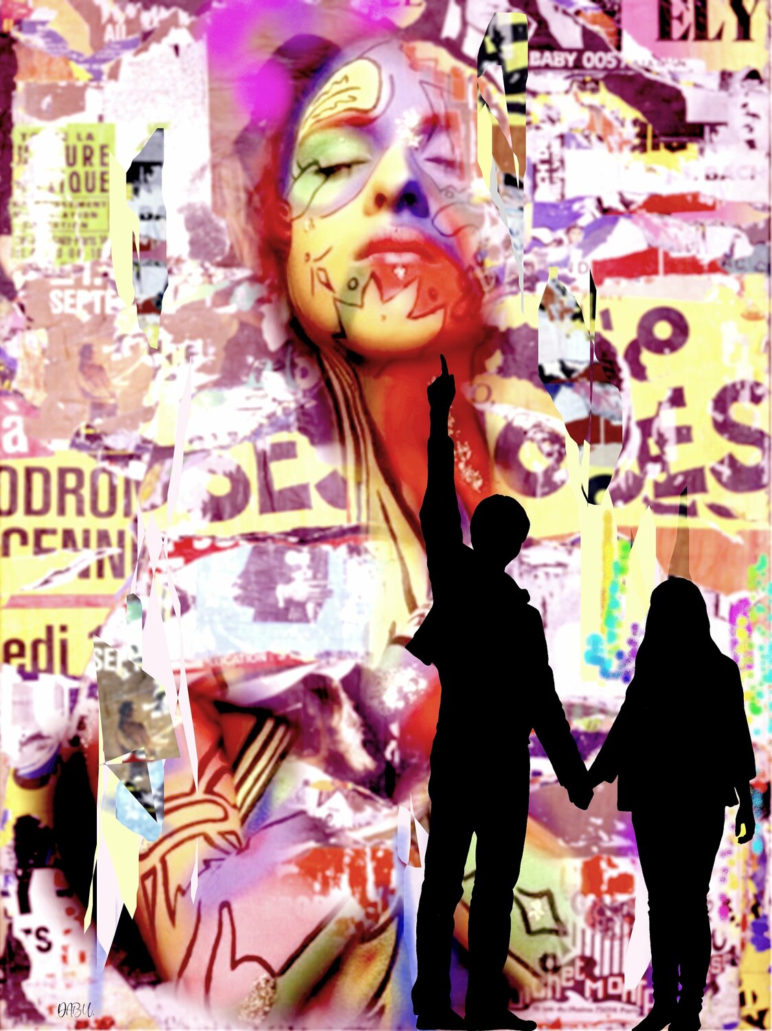 STREET ART, AFFICHE...30...1/10.. Daniel Burgraeve Altri media in vendita