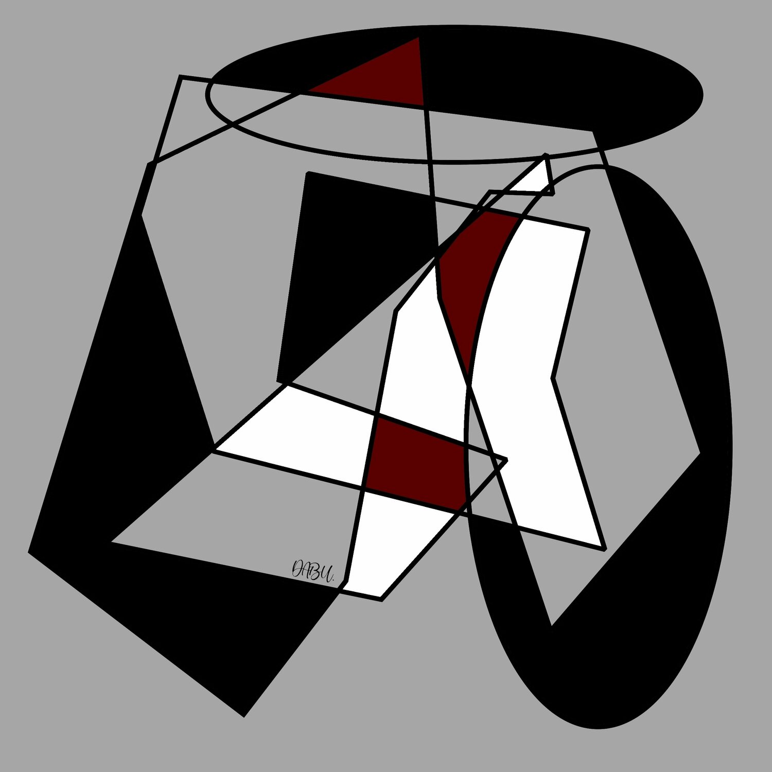 ABSTRAIT, ABSTRACTION GEOMETRIQUE. 76 Daniel Burgraeve