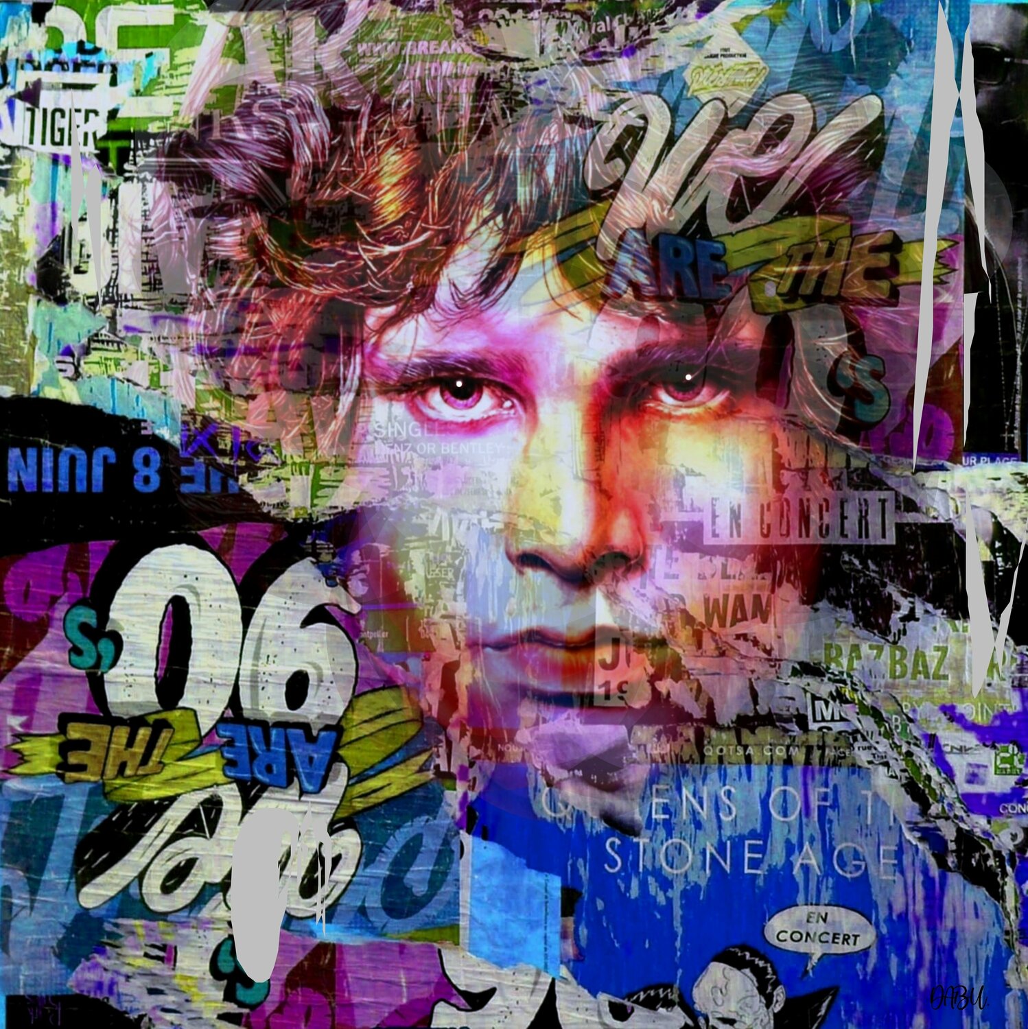 POP ART, STREET ART..JIM MORRISON..1/10. Daniel Burgraeve Andere Medien zu verkaufen