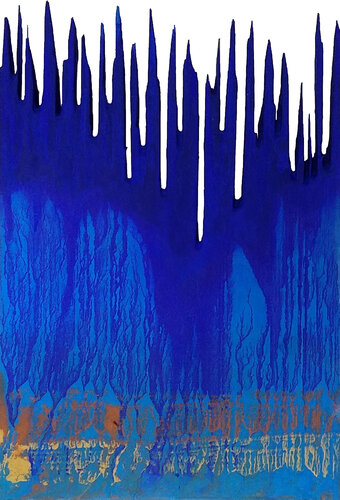 El peine de los vientos di Pin Vega, Pittura in vendita su Singulart