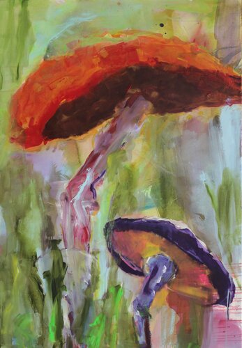 mushrooms #02 di Josef Thalhofer, Pittura in vendita su Singulart