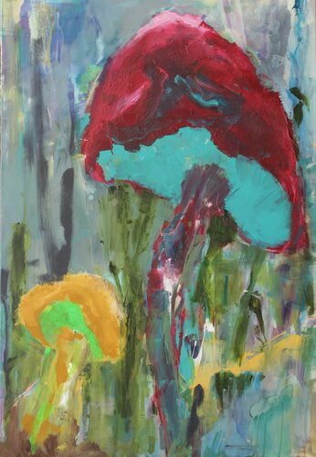 mushrooms #03 di Josef Thalhofer, Pittura in vendita su Singulart