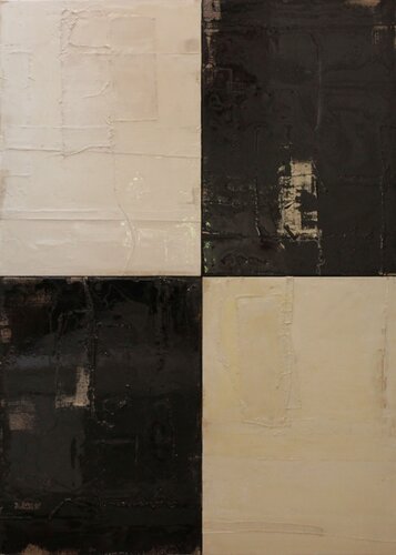 OHNE TITEL "Schwarz-weiß" von Josef Thalhofer, Malerei kaufen auf Singulart