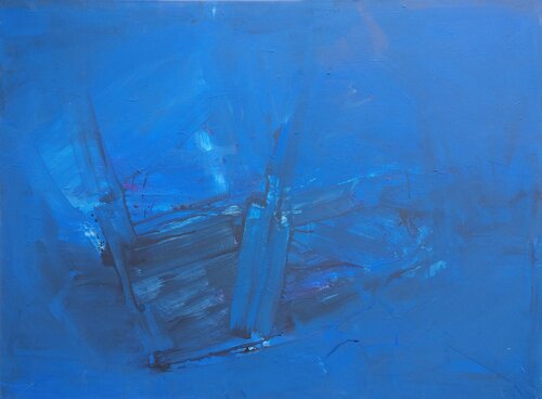 Lost in the Blue van Josef Thalhofer, Schilderij te koop op Singulart