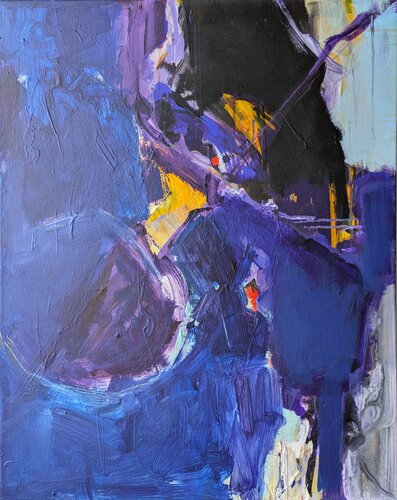 Blue Moon di Josef Thalhofer, Pittura in vendita su Singulart