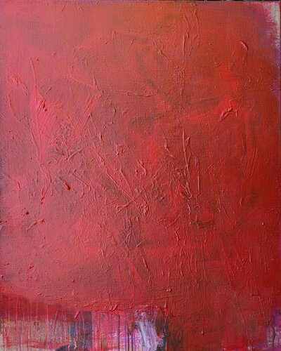 Symphonie in Rot #2 di Josef Thalhofer, Pittura in vendita su Singulart