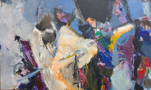 Bunte Welt van Josef Thalhofer, Schilderij te koop op Singulart