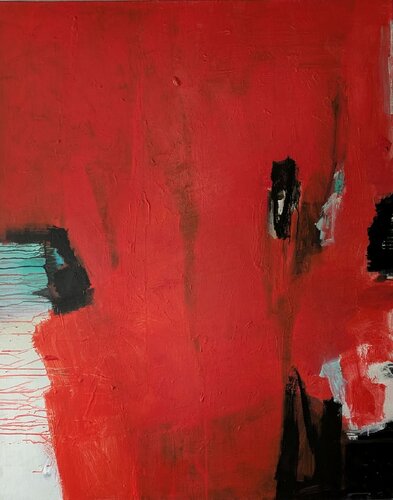 Rotes Wagnis von Josef Thalhofer, Malerei kaufen auf Singulart