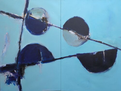 Blue Moon di Josef Thalhofer, Pittura in vendita su Singulart
