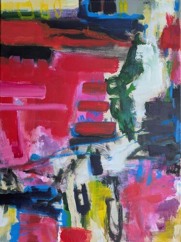 Ansichten einer Stadt (4) di Josef Thalhofer, Pittura in vendita su Singulart