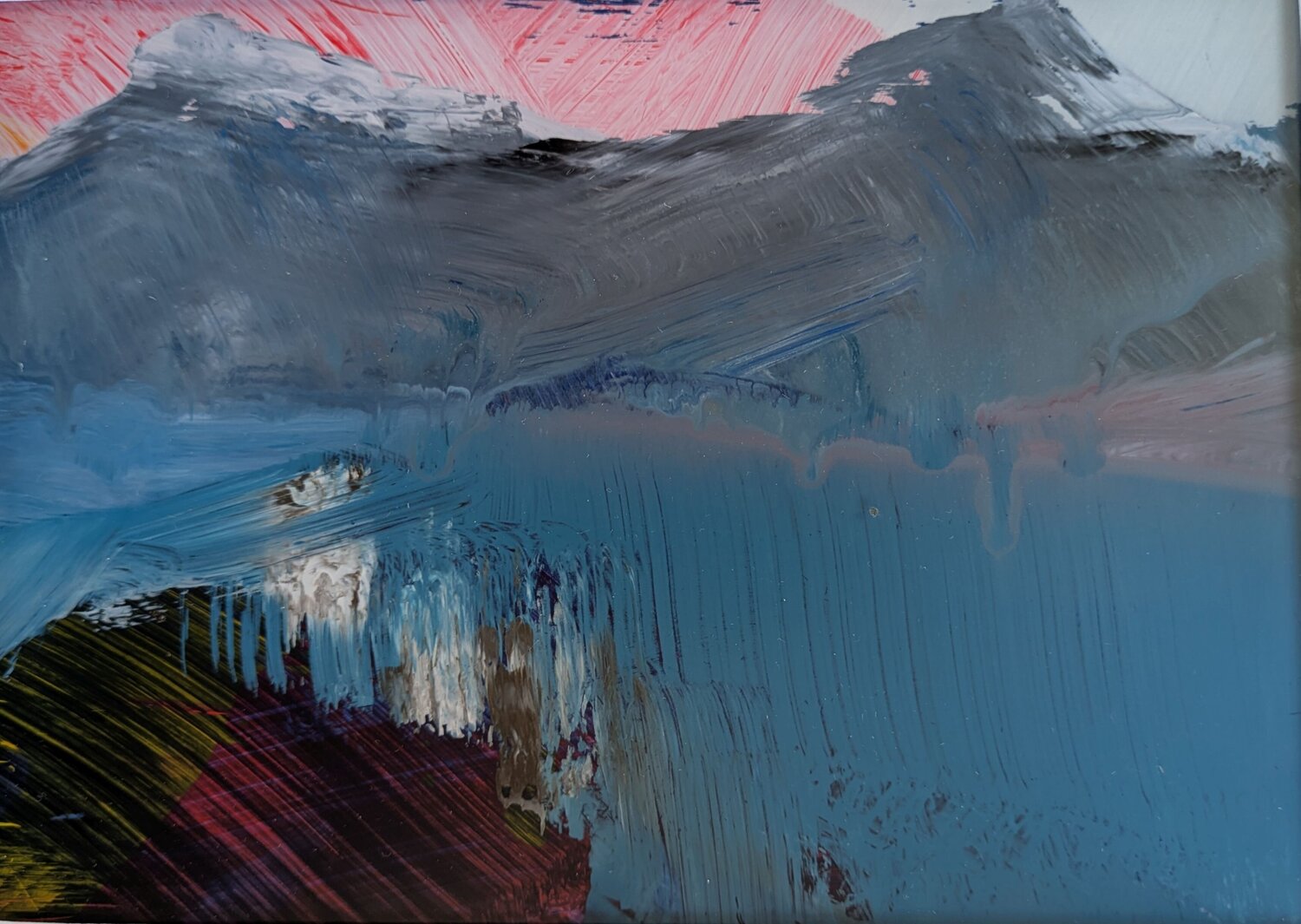 Macht der Berge Josef Thalhofer Original painting for sale