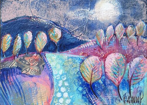 LA NUIT by Elisabeth Coudol, Painting for Sale on Singulart