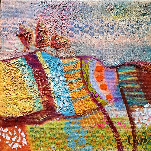 PENTE DOUCE POUR LES ARBRES by Elisabeth Coudol, Painting for Sale on Singulart