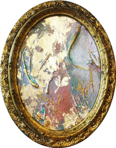 Die Frucht des Geistes - LANGMUT van Natalie Schwarz, Schilderij te koop op Singulart