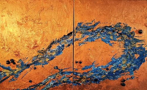 Diamond Wave di Natalie Schwarz, Pittura in vendita su Singulart