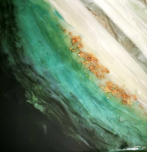Green Waters van Natalie Schwarz, Schilderij te koop op Singulart