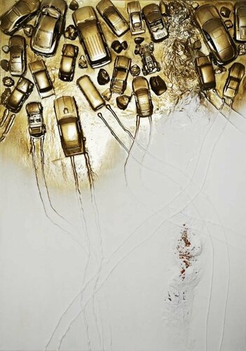 SPUREN HINTERLASSEN di Natalie Schwarz, Pittura in vendita su Singulart