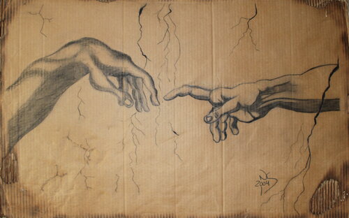 Die Erschaffung di Natalie Schwarz, Pittura in vendita su Singulart