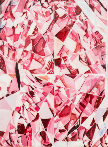 Pink Diamond di Natalie Schwarz, Pittura in vendita su Singulart