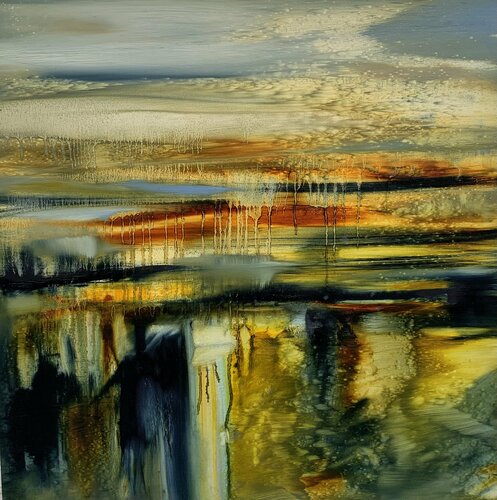 Mirrored Sky van Khrystyna Kozyuk, Schilderij te koop op Singulart
