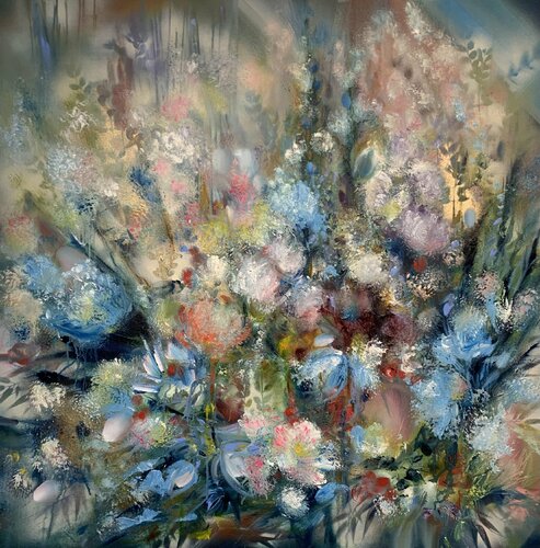 Floral World van Khrystyna Kozyuk, Schilderij te koop op Singulart
