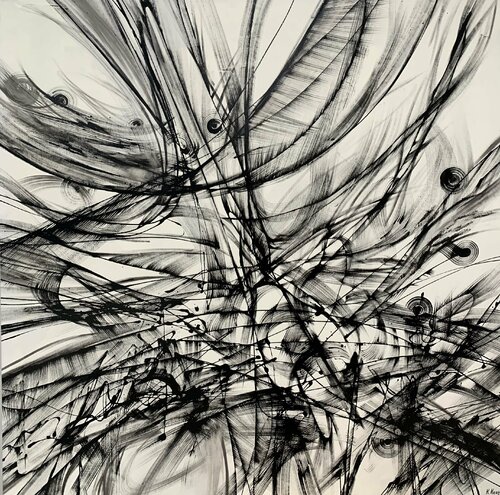 Feather Fracture van Khrystyna Kozyuk, Schilderij te koop op Singulart