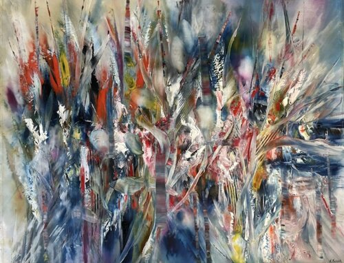 Tropical Mirrors van Khrystyna Kozyuk, Schilderij te koop op Singulart