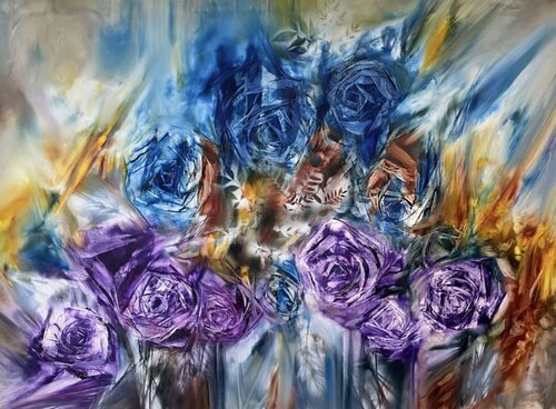 Glassed Bouquet van Khrystyna Kozyuk, Schilderij te koop op Singulart